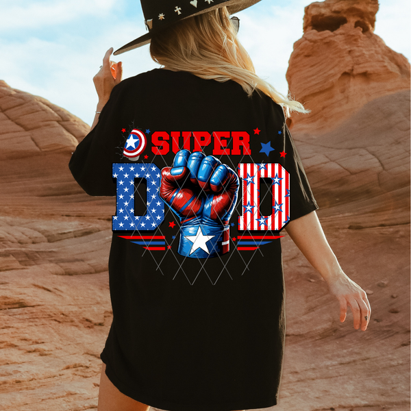 SUPER DAD STAR" (DTF)