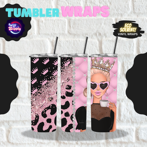 PRINCESS BARBIE - 20oz TUMBLER (ECO SOLVENT VINYL WRAPS)