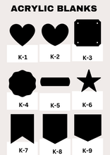 BADGE REELS ACRYLIC BLANKS