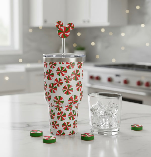 3D STRAW TOPPERS "SWIRLS"