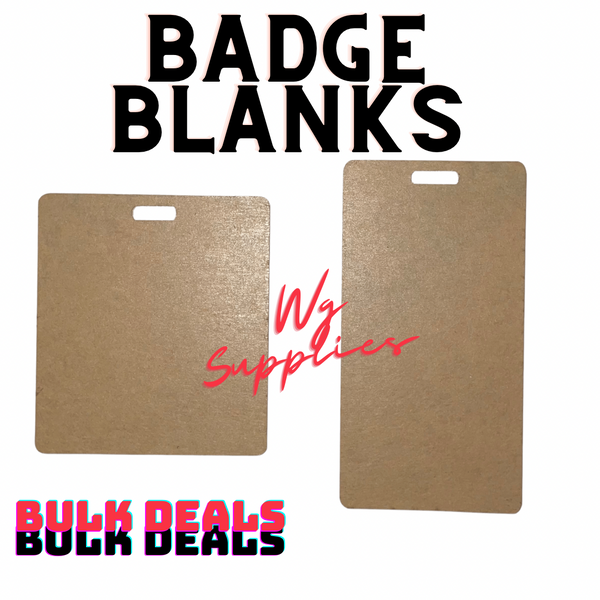 BADGE BUDDY BLANKS