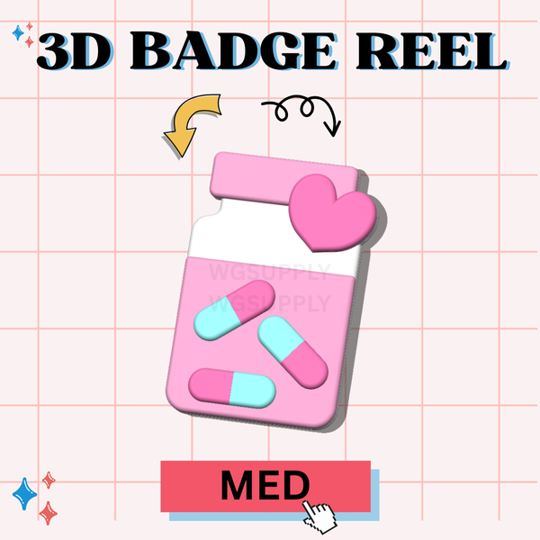 3D BADGE REEL "MED"