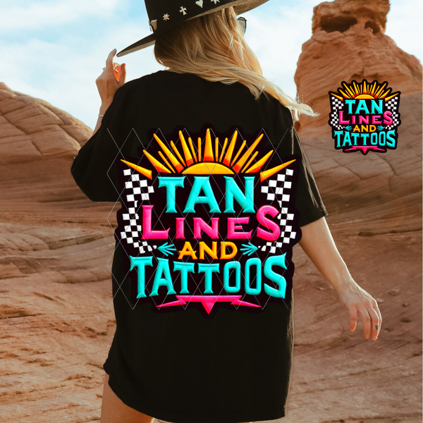 TAN LINES AND TATTOOS (DTF)