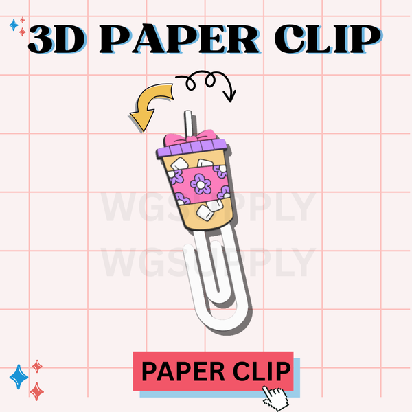 3D "PAPER CLIP COFFEE"