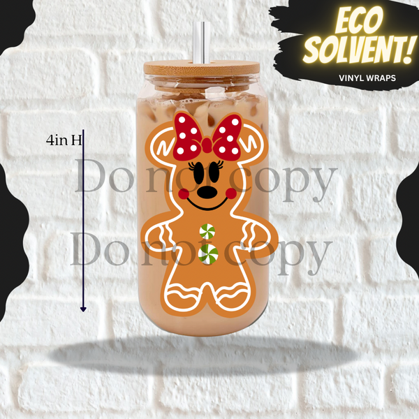 MRS. GINGERBREAD (Vinyl Libby Decal)