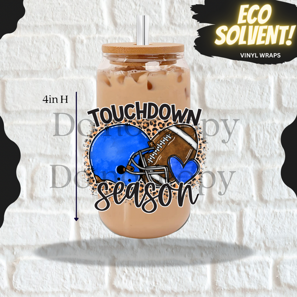 TOUCHDOWN SEASON (Vinyl Libby decal)