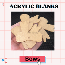 BOWS -Acrylic Badge Reel Blank-