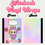COMPOSITION NOTE BOOKS (VINYL WRAPS) #A2