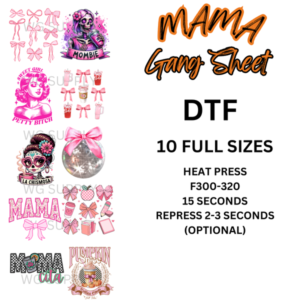 MAMA GANG SHEET (23X60)