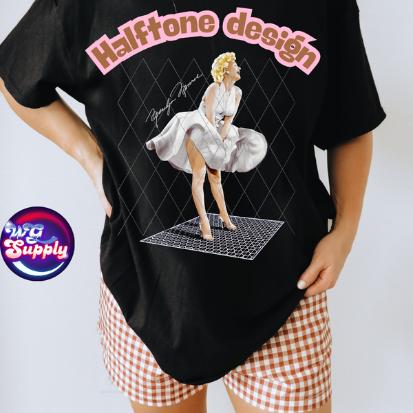 MARILYN "HALFTONE DTF"