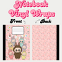 COMPOSITION NOTE BOOKS (VINYL WRAPS) #A5