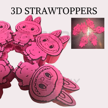 3D STRAW TOPPERS 