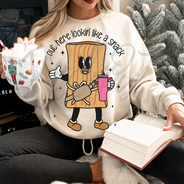 OUT HERE LOOKING LIKE A SNACK