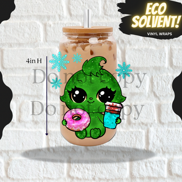GREEN BABY COFFEE (Vinyl Libby Decal)