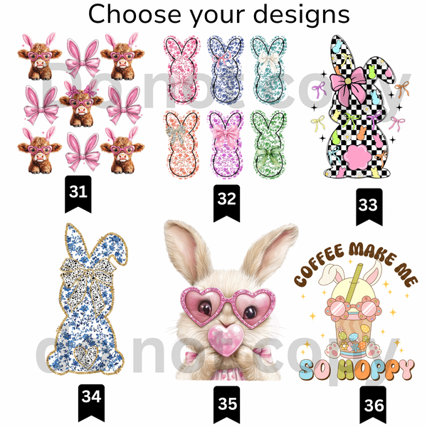 DTF TRANSFERS “Easter Theme”