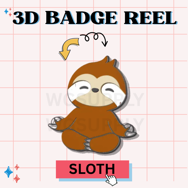 3D BADGE REEL "SLOTH"