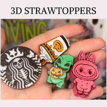 3D STRAW TOPPERS 