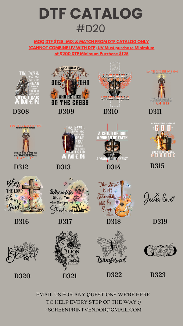 DTF CATALOG #D20