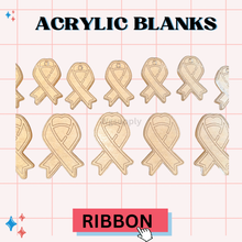 Ribbon -Acrylic Badge Reel Blank-
